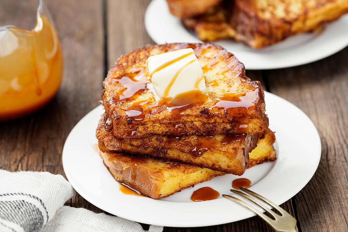 French Toast with Cinnamon Butter