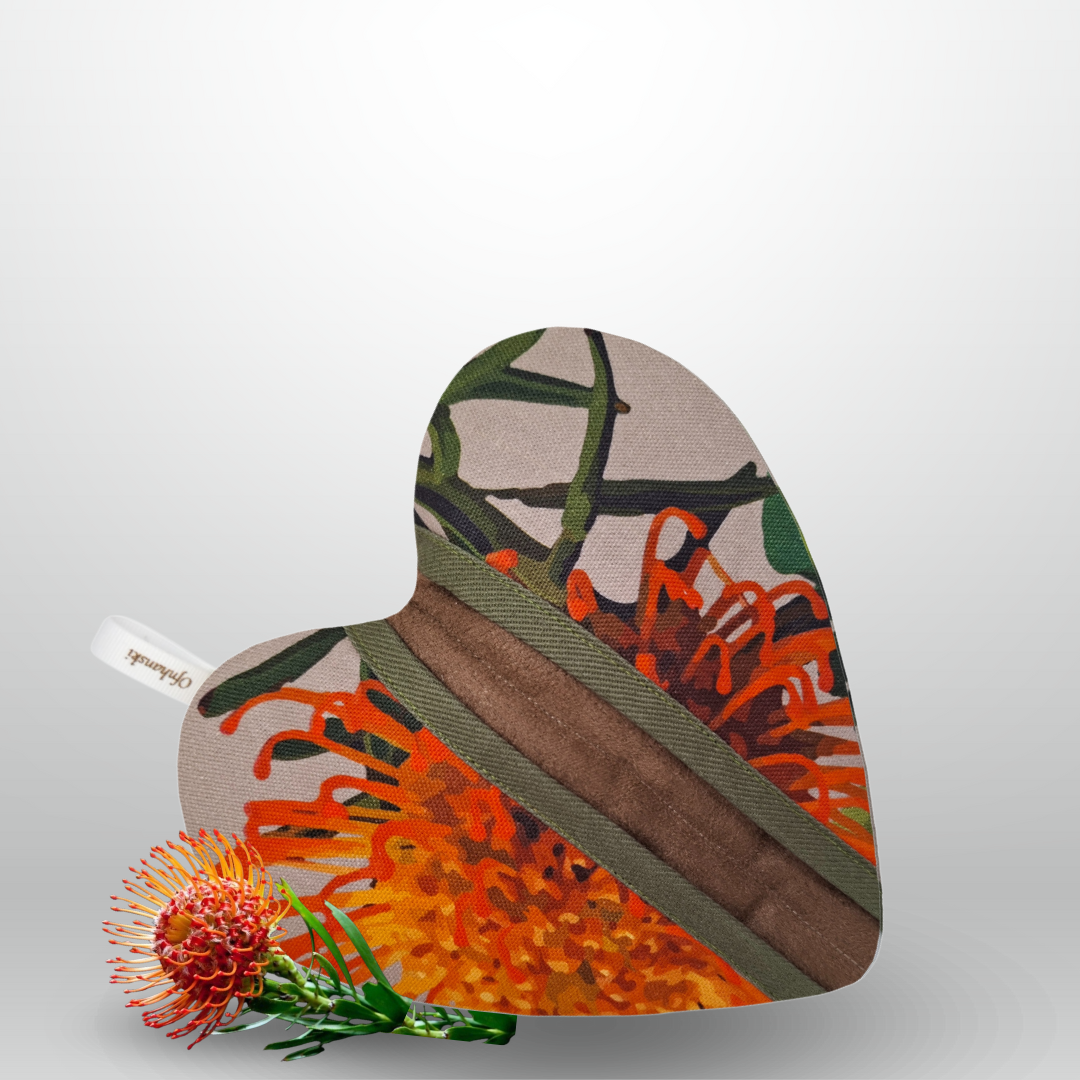 Pincushion Protea - Oven Glove